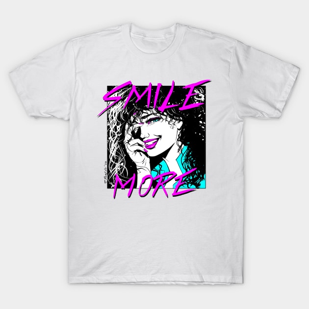 Smile More T-Shirt by Pablo Romero Art